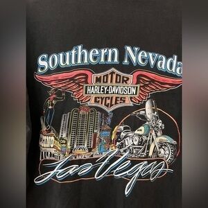 Vintage 1997 Harley Davidson Las Vegas Tee Large